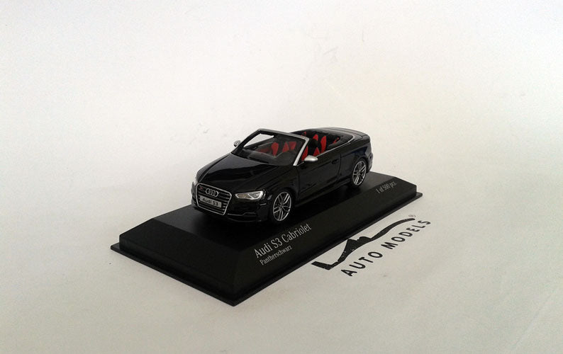 Minichamps Audi S3 Cabriolet 2013 Black