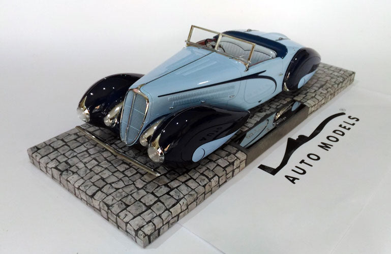 Minichamps Delahaye Type 135-M Cabriolet 1937 Light Blue