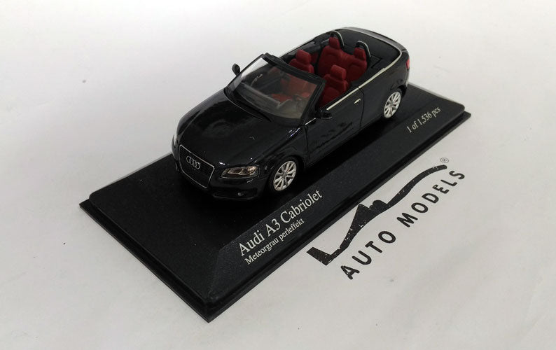 Minichamps Audi A3 Cabriolet 2007 Grey Metallic
