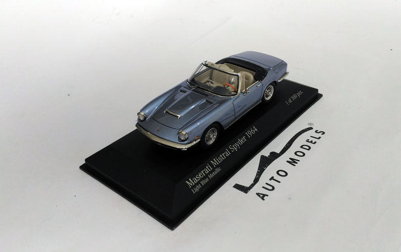 Minichamps Maserati Mistral Spider 1964 Light Blue