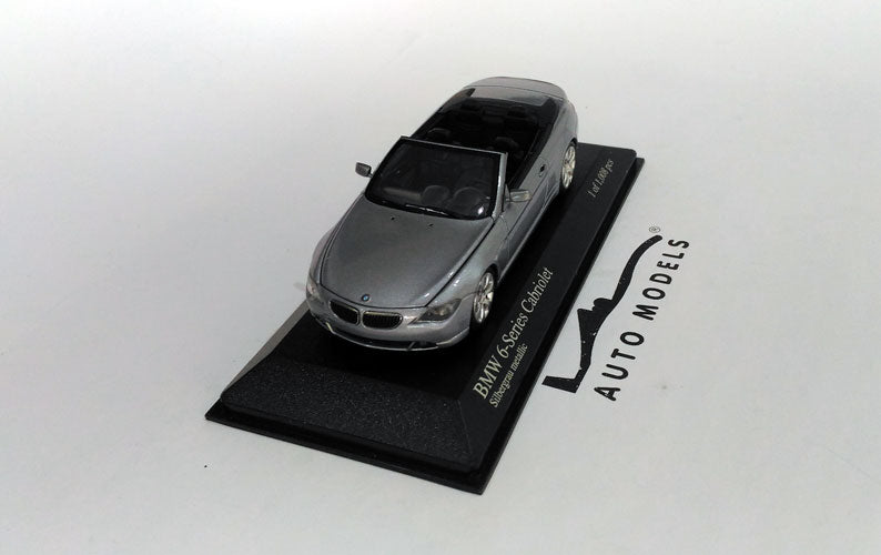 Minichamps BMW 6-Series Cabriolet 2006 Silver