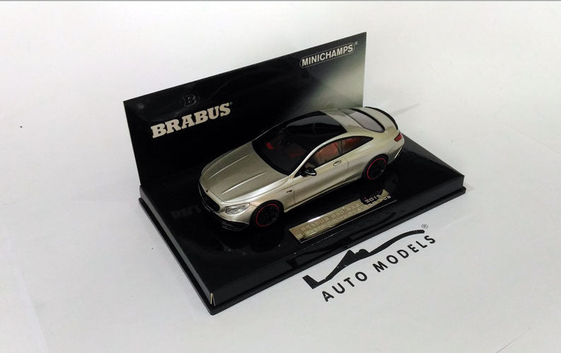 Minichamps Brabus 850 Mercedes Benz S 63 AMG S-Class Coupe 2015 Grey