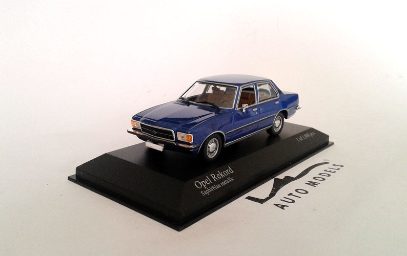Minichamps Opel Rekord D 1975 Blue