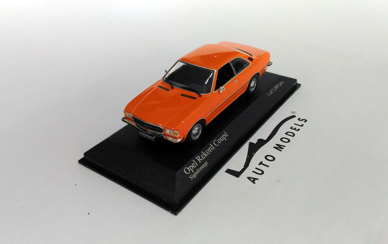 Minichamps Opel Rekord D Coupe 1975 Orange