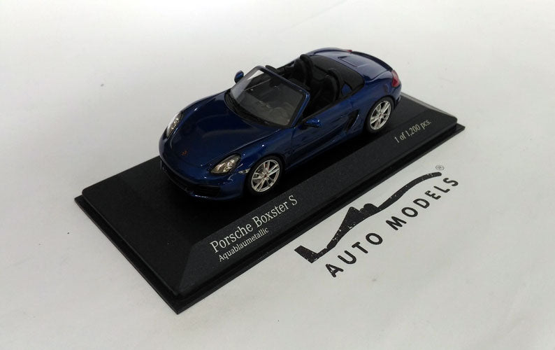Minichamps Porsche Boxster (981) 2012 Blue Metallic