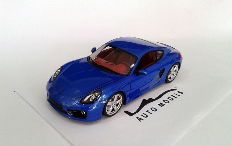 Minichamps Porsche Cayman 2012 Blue