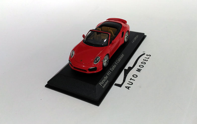 Minichamps Porsche 911 Turbo S Cabriolet 2013 Red