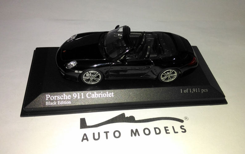 Minichamps Porsche 911 Carrera Cabriolet (997II) 2008 Black