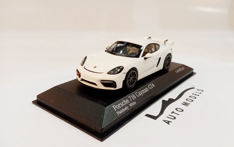 Minichamps Porsche 718 Cayman GT4 Clubsport 2020 White