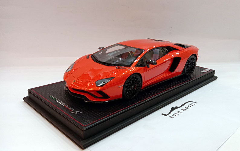 MR Collection Lamborghini Aventador S 2016 Arancio Argos