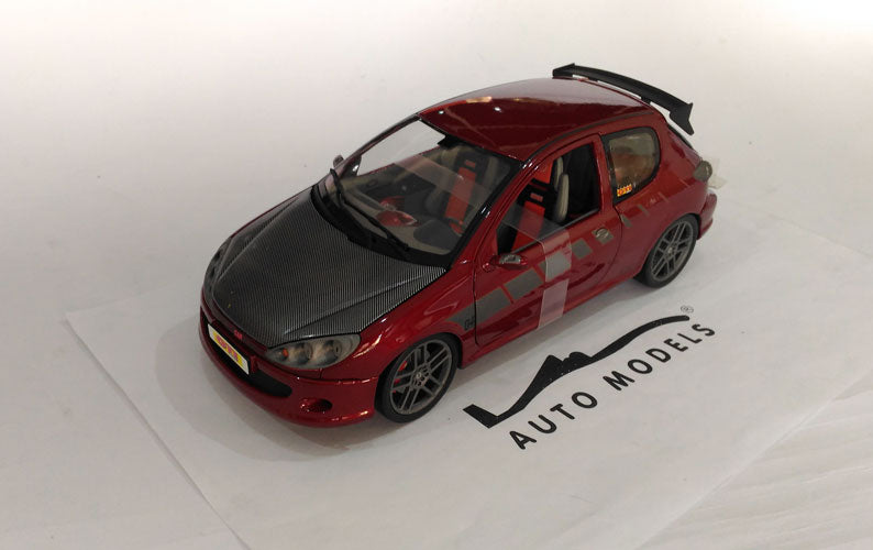 Norev Peugeot 206 Street Racer Rouge Candy Red