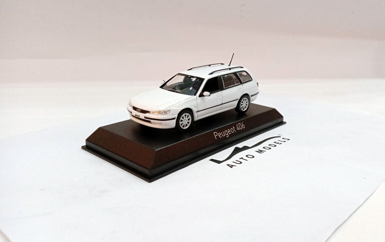 Norev Peugeot 406 Break 2003 Banquise White
