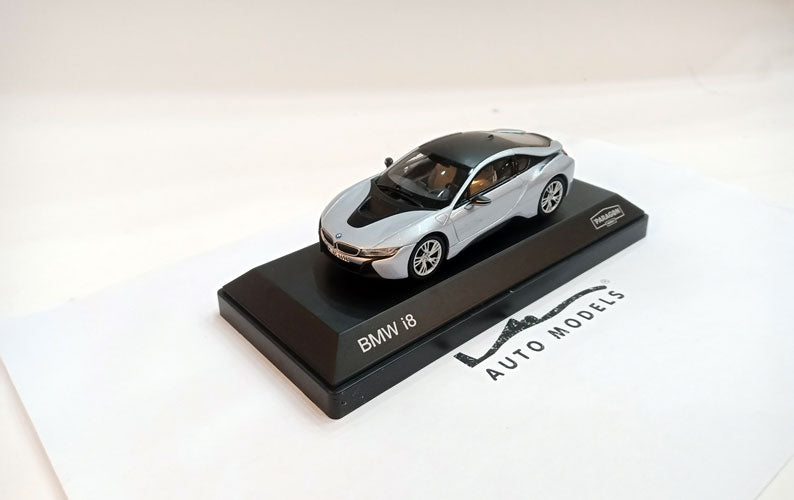 Paragon BMW i8 Ionic Silver with Frozen Grey