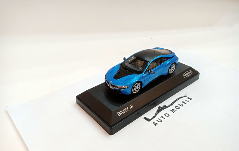 Paragon BMW i8 Protonic Blue with Frozen Grey
