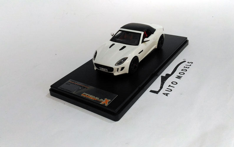 Premium-X Jaguar F-Type V8 S 2013 White with Soft Top