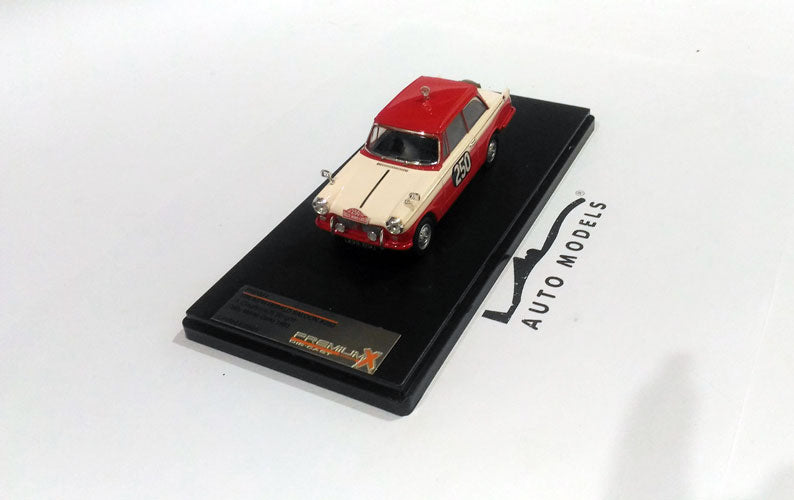 Premium-X Triumph Herald Saloon N.250 Rally Montecarlo 1960 Cleghorn Wright Red
