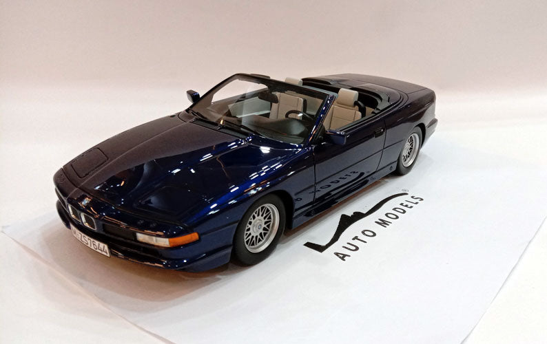 Schuco BMW 850i Cabriolet (Pro R) Blue Metallic