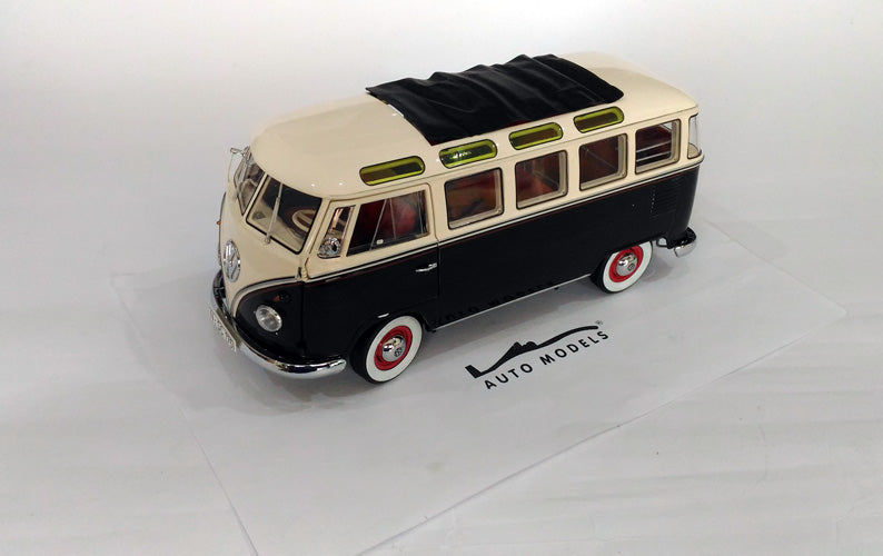 Schuco Volkswagen T1 Samba Open Roof 1962 Black White