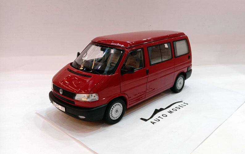Schuco Volkswagen T4b Transporter Westfalia Camper Red