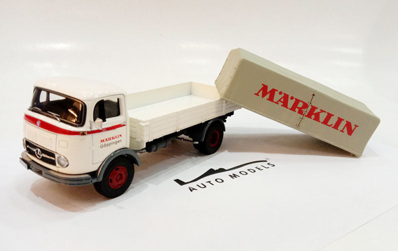 Schuco Mercedes Benz LP911 Truck Telonato Marklin White