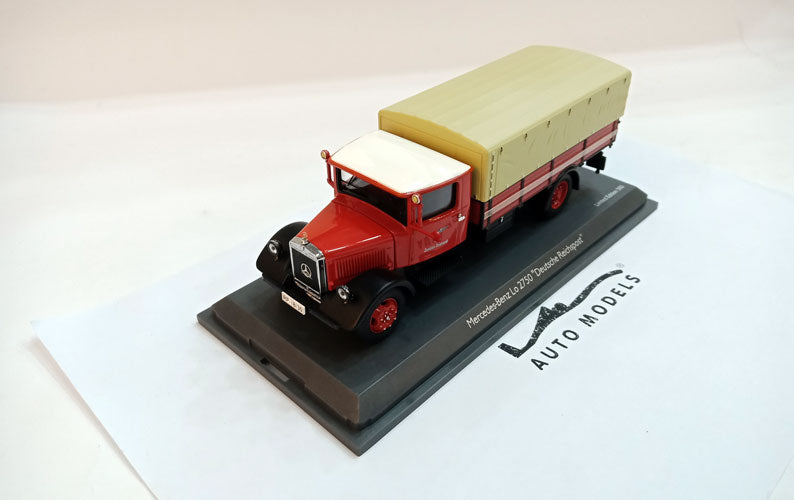 Schuco Merc-Benz Lo 2750 Truck Pick Up Deutsche Reichspost Red White