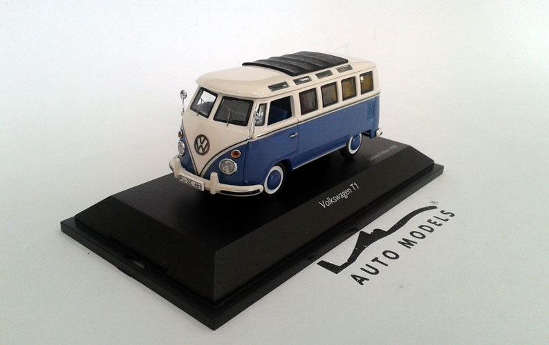Schuco Volkswagen T1 Samba Minibus Blue White