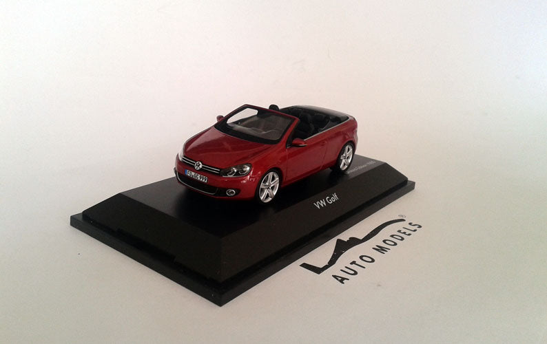 Schuco Volkswagen Golf 6 Convertible Sunset Red