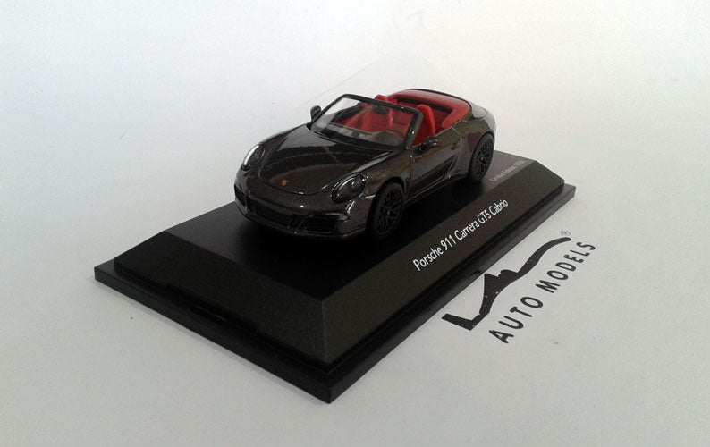 Schuco Porsche 911 Carrera GTS Convertible Grey