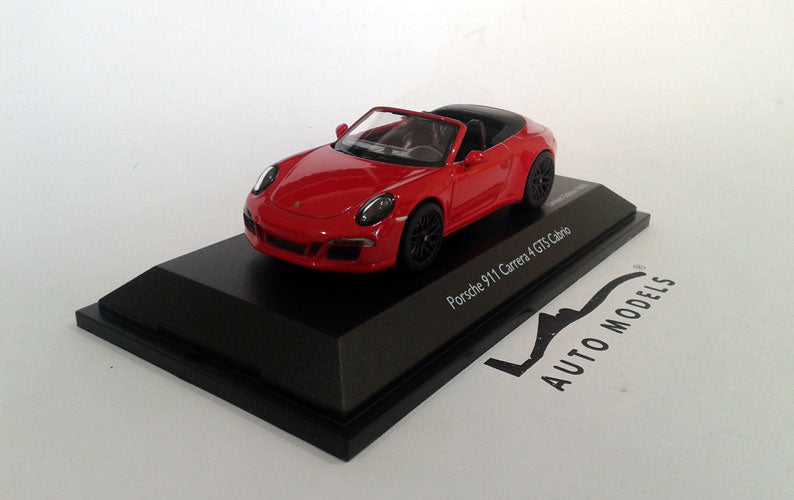 Schuco Porsche 911 Carrera 4 GTS Convertible Red
