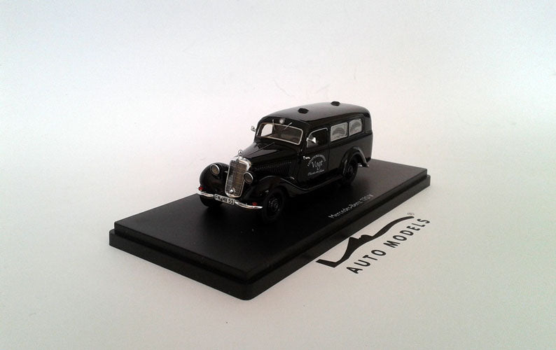 Schuco Mercedes Benz 170V Bestattungs-Institute Vogt Funeral Car Black