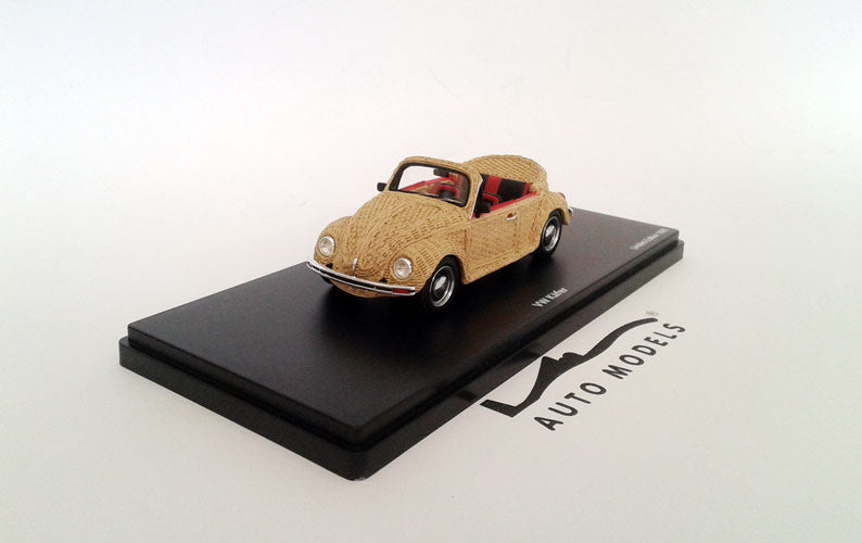 Schuco Volkswagen Kafer Cabrio Korb Beige