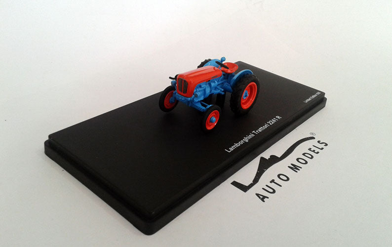 Schuco Lamborghini 2241R Tractor Light Blue Orange