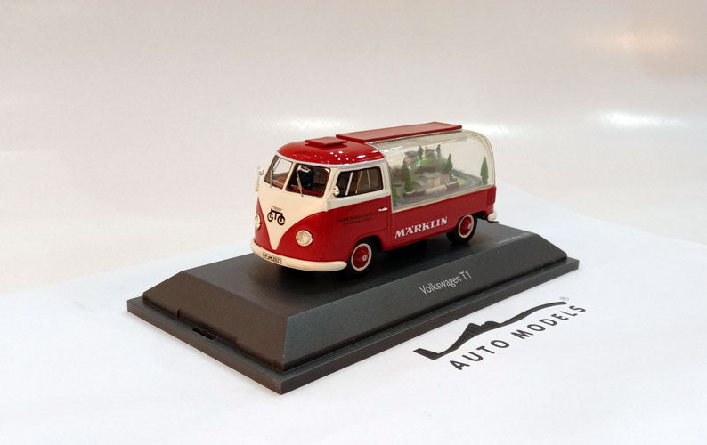 Schuco Volkswagen T1 Werbewagen "Marklin" Red White