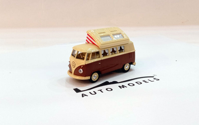Schuco Volkswagen T1 Camper Open Roof Cream Brown