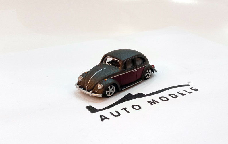 Schuco Volkswagen Beetle Maggiolino Kafer Lowrider custom 1958 Grey Red