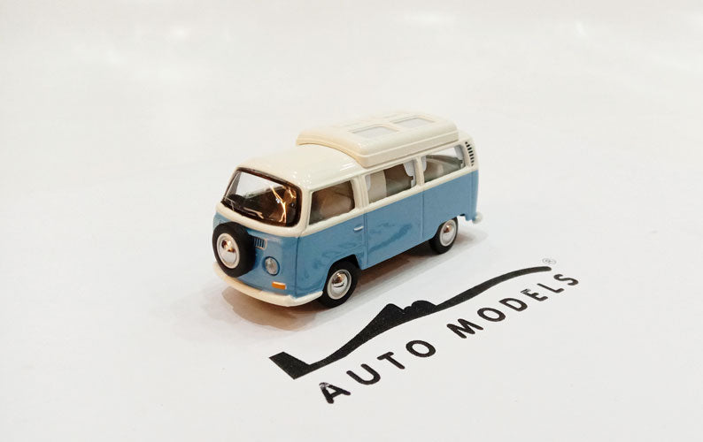 Schuco Volkswagen T2 Camping Van Light Blue White