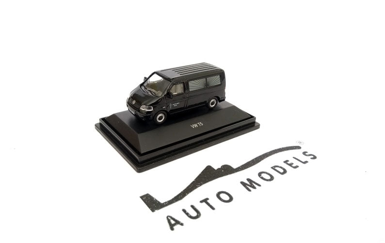 Schuco Volkswagen T5 Multivan Minibus 2010 - Hearse - Funeral Car - Carro Funebre Black