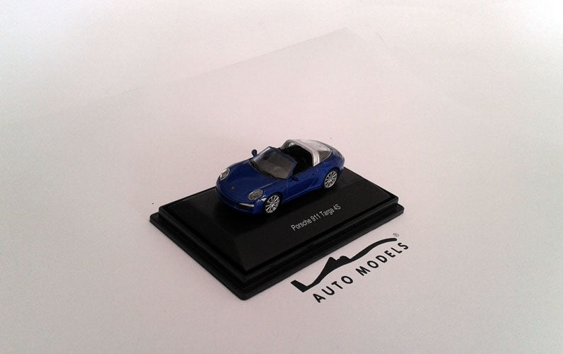 Schuco Porsche 911 Carrera 4S Targa 991 Blue Metallic