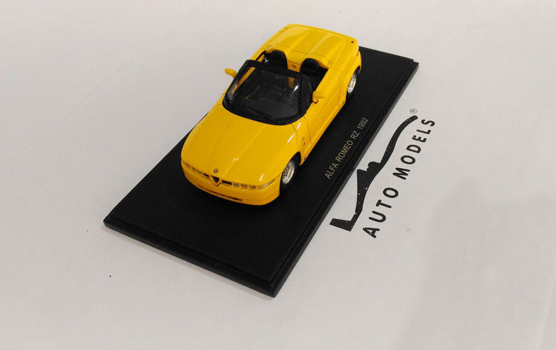 Spark Model Alfa Romeo RZ Spider 1992 Yellow