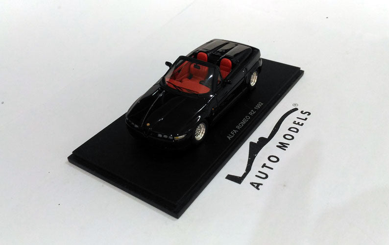 Spark Model Alfa Romeo RZ Spider 1992 Black