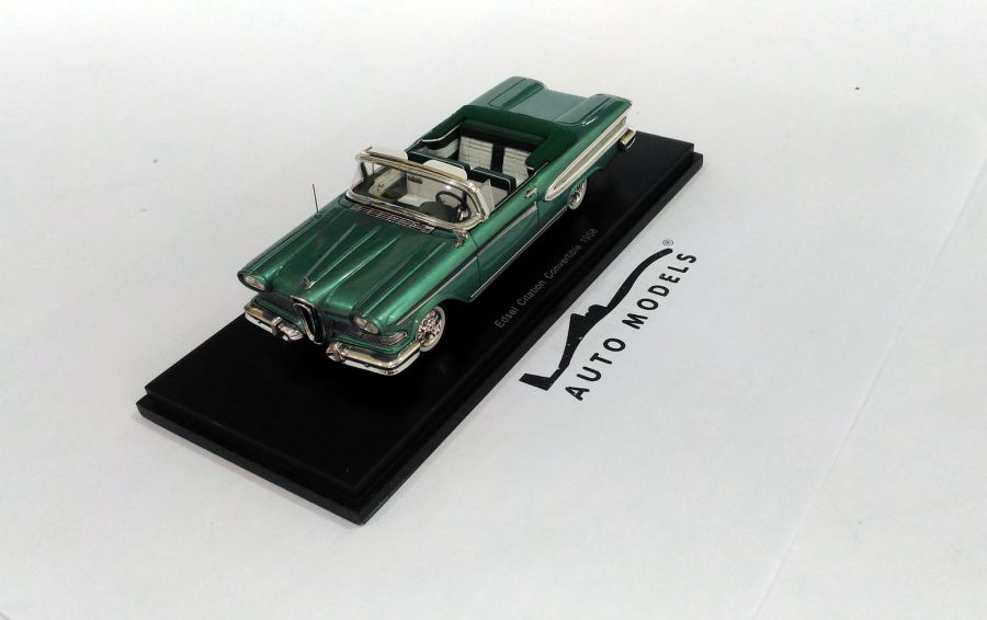 Spark Model Edsel Citation Convertible 1958 Matte Green