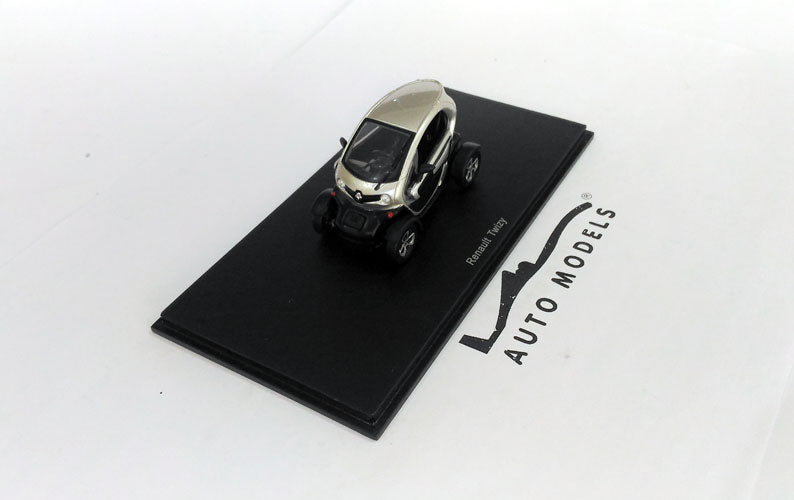Spark Model Renault Twizy Electric 2015 Black Silver