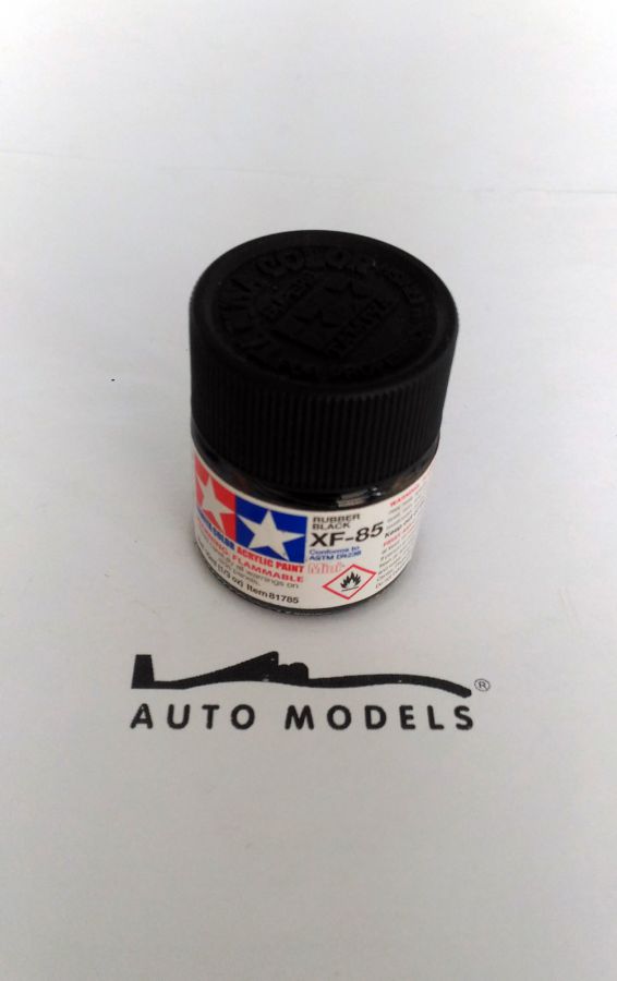 Tamiya XF-85 Rubber Black Acrylic Mini Paint