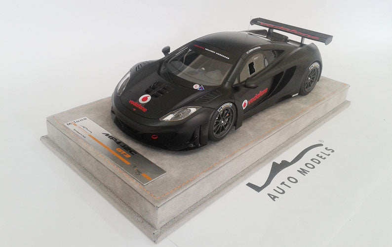 Tecnomodel McLaren MP4/12C GT3 Louis Hamilton Test Car Black Matte