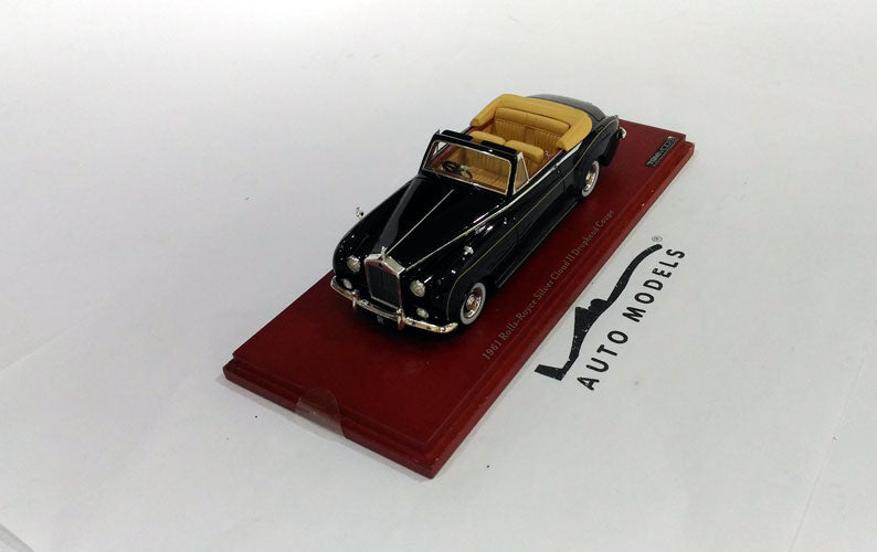 True Scale Model Rolls Royce Silver Cloud II Drop Head Cabriolet 1961 Black