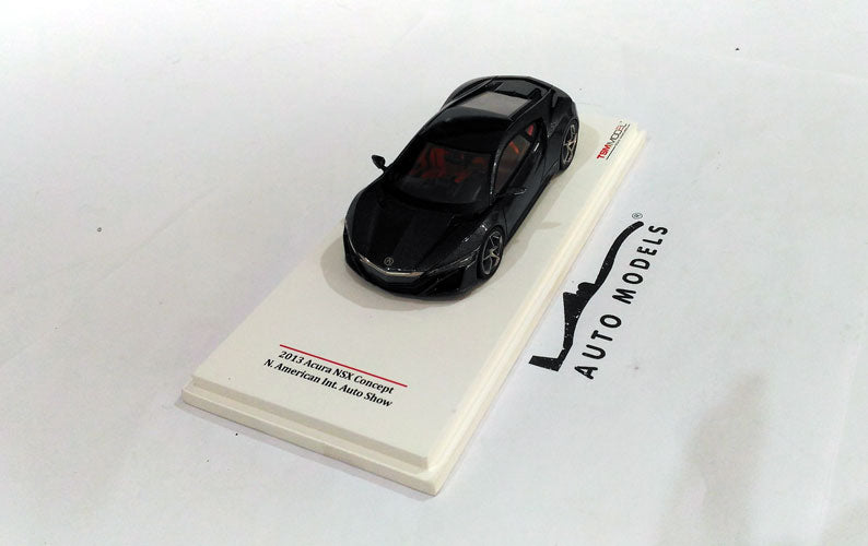 True Scale Model Acura NSX II Concept 2013 Dark Grey Metallic