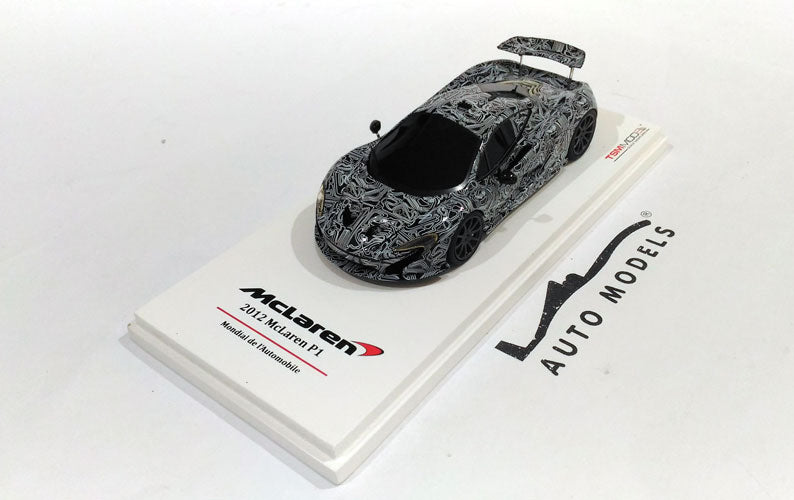 True Scale Model McLaren MP1 Spy Car 2013 Black White