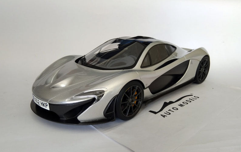 True Scale Model Mclaren P1 XP2R Nurburgring 2013 Silver