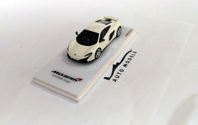 True Scale Model McLaren 650S Coupe 2015 White