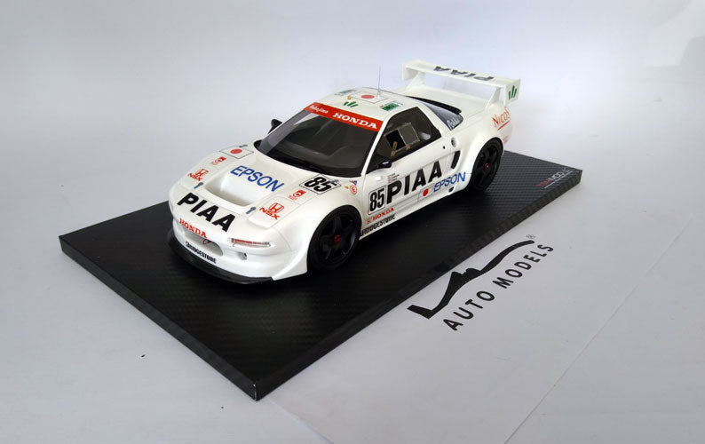 True Scale Model Honda NSX GT2 N.85 Qualification 24h Le Mans 1995 K.Sato - T.Kurosawa - T.Tanaka White